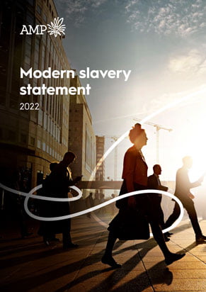 AMP 2022 Modern Slavery Report cover